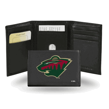 Minnesota Wild  Embroidered Tri-fold Wallet