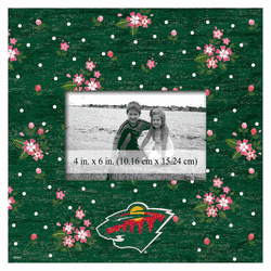 Minnesota Wild Floral 10x10 Frame