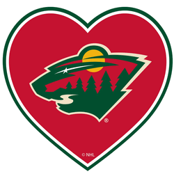 Minnesota Wild Heart Decal