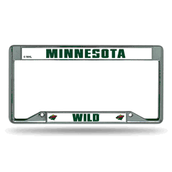 Minnesota Wild Inverted Chrome Frame