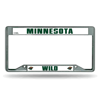 Minnesota Wild Inverted Chrome Frame
