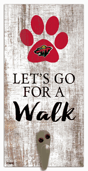 Minnesota Wild Leash Holder 6x12 Sign
