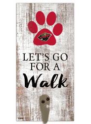 Minnesota Wild Leash Holder 6x12 Sign