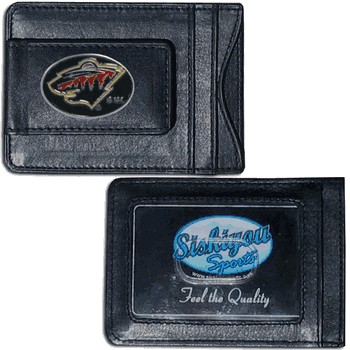 Minnesota Wild Leather Cash & Cardholder