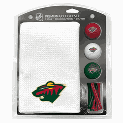 Minnesota Wild Microfiber Towel Gift Set - 16 x 40 (White)