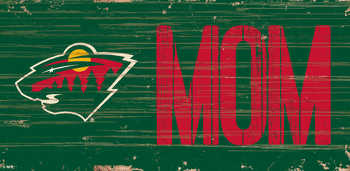 Minnesota Wild MOM 6x12 Sign
