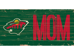 Minnesota Wild MOM 6x12 Sign