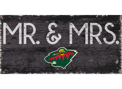 Minnesota Wild Mr. & Mrs. Sign
