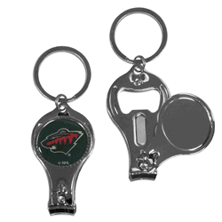 Minnesota Wild Nail Care/Bottle Opener Key Chain