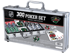 Minnesota Wild NHL 300pc Poker Set
