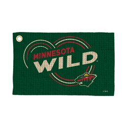 Minnesota Wild NHL Droplets Waffle Fan Towel 16x25 inches