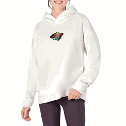Minnesota Wild NHL Kadi Hoodie with Zipper Pockets White XXL