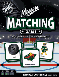 Minnesota Wild NHL Matching Game
