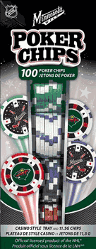 Minnesota Wild NHL Poker Chips 100pc