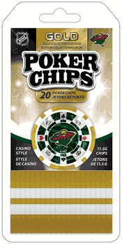 Minnesota Wild NHL Poker Chips 20pc