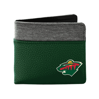 Minnesota Wild Pebble BiFold Wallet GREN