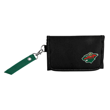 Minnesota Wild Ribbon Organizer Wallet Dark Green