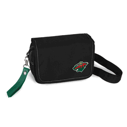Minnesota Wild Ribbon Waist Pack Purse Dark Green