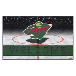 Minnesota Wild Rubber Door Mat - 18in. x 30in.