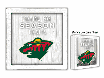 Minnesota Wild Saving for Tickets Money Box
