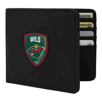 Minnesota Wild Shield Wallet - Black