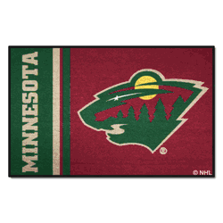 Minnesota Wild Starter Mat Accent Rug - 19in. x 30in., Uniform Design