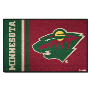 Minnesota Wild Starter Mat Accent Rug - 19in. x 30in., Uniform Design