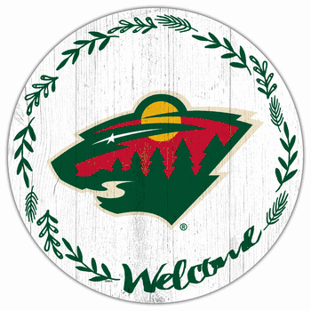 Minnesota Wild Welcome 12in Circle