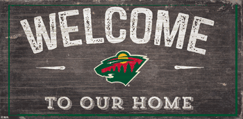 Minnesota Wild Welcome Distressed 6x12