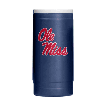 Mississippi Flipside Powder Coat Slim Can Coolie