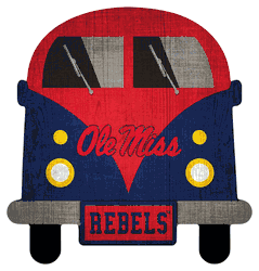 Mississippi Rebels 12" Team Bus Sign