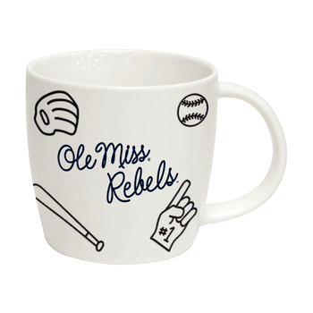 Mississippi Rebels 18oz Baseball Playmaker Mug