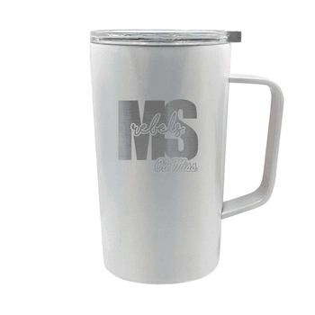 Mississippi Rebels 18oz Hustle Travel Mug