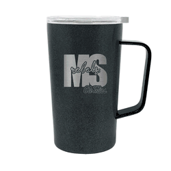 Mississippi Rebels 18oz Onyx Hustle Travel Mug