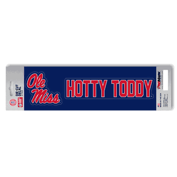 Mississippi Rebels 2 Piece Team Slogan Decal Sticker Set