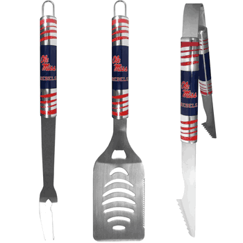 Mississippi Rebels 3 pc Tailgater BBQ Set