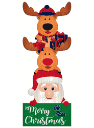 Mississippi Rebels 31" Santa Stack Leaner