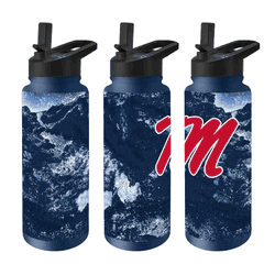 Mississippi Rebels 34oz Camo Quencher Bottle