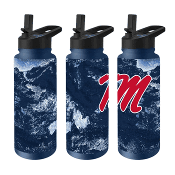 Mississippi Rebels 34oz Camo Quencher Bottle