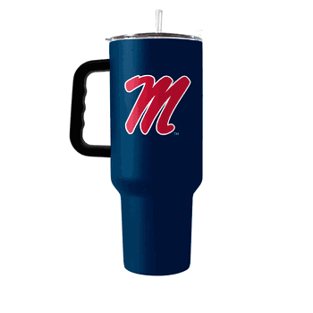 Mississippi Rebels 40oz Flipside Powder Coat Tumbler