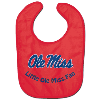 Mississippi Rebels Baby Bib - All Pro Little Fan