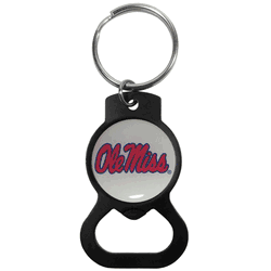 Mississippi Rebels Bottle Opener Key Chain, Black
