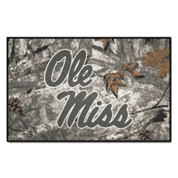 Mississippi Rebels Camo Starter Mat Accent Rug - 19in. x 30in.