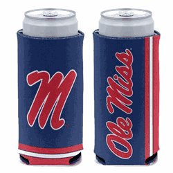 Mississippi Rebels Can Cooler Slim Can Design