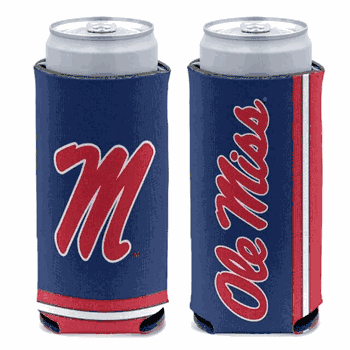 Mississippi Rebels Can Cooler Slim Can Design