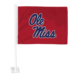 Mississippi Rebels Car Flag Large 1pc 11" x 14"