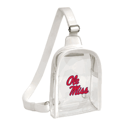 Mississippi Rebels Clear Mini Sling Stadium Bag