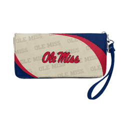 Mississippi Rebels Curve Zip Organizer Wallet