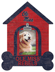 Mississippi Rebels Dog Bone House Clip Frame