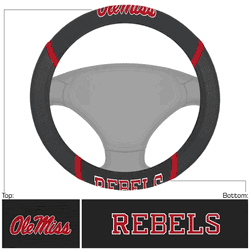 Mississippi Rebels Embroidered Steering Wheel Cover